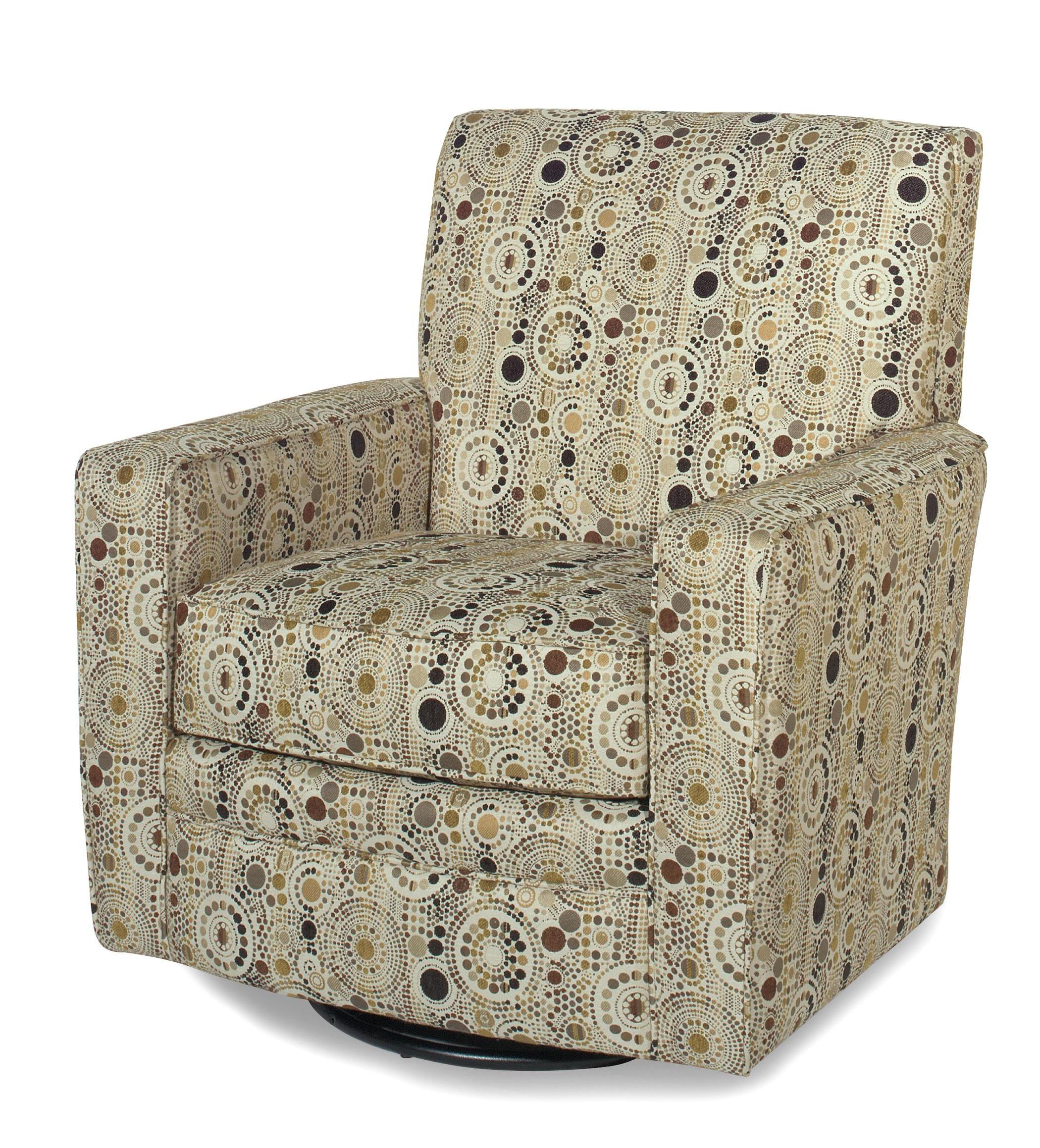 Craftmaster Swivel Chairs 004910SG Contemporary Upholstered Swivel